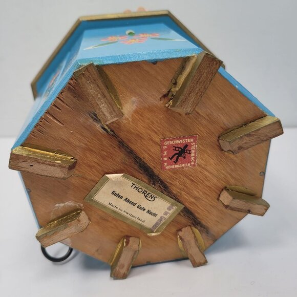 VTG Geschwister Steinbach Thorens German Music Box w/Angels Made In Switzerland - Picture 7 of 7